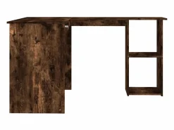 Skive Escritorio esquina madera contrachapada roble humo 120x140x75cm^Garden Furniture Best