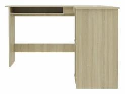 Garden Furniture Escritorio Rinconero|Skive Escritorio forma de L madera contrachapada roble 120x140x75 cm