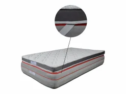 Mercado do Colchão Sobrecolchón|SobreColchón Topper Viscoelástico Talla 200 x 180 cm Altura 10 cm