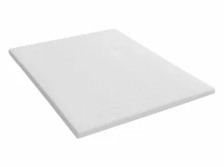 Ysmée Sobrecolchón 160 x 200 cm queen size espuma de confort grosor 5 cm - KORAGA de YSMÉE Blanco Outlet
