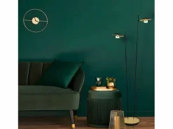 Sobremesa Led De Dos Luces Ciudad Del Cabo Negra^AKUNADECOR New