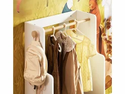 Armario Infantil con Perchero y Cajas, Estantería para Ropa^Sobuy Best