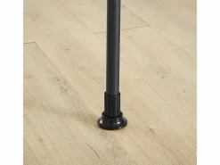 Sobuy Mueble Perchero|Armario Ropero Metálico con Estantes Gris