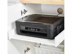 ASK07-WN Aparador de Oficaina Soporte para Impresora con 1 Puerta y 3 cajones^Sobuy Online
