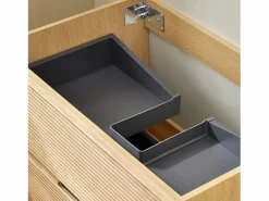 BZR198-N Conjunto de Muebles de baño 2 piezas Armario Colgante + Espejo^Sobuy