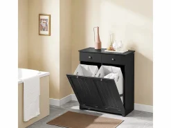 Mueble de Baño con 2 Cajones y 2 Bolsas Extraíbles,^Sobuy Hot