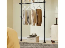 Perchero de Pie Telescópico, Soporte para Ropa Ajustable en^Sobuy Best