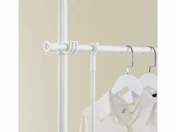 Sobuy Burro Para Ropa|Perchero Telescópico de Pie 27x76.99x103cm Funcional FRG109-II-W