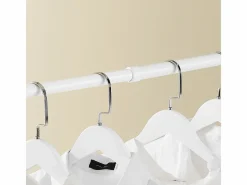 Sobuy Perchero Telescópico de Pie 62x62x200cm Funcional KLS03-II-W Blanco New