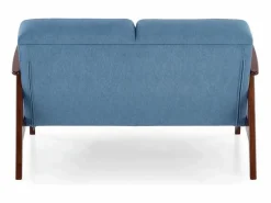 MSO Sofá 2 plazas - estilo retro - tela - Franky Azul Clearance