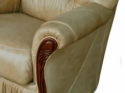 Sofá 3 plazas 100% piel de búfalo DAPHNE -^Vente-unique Clearance