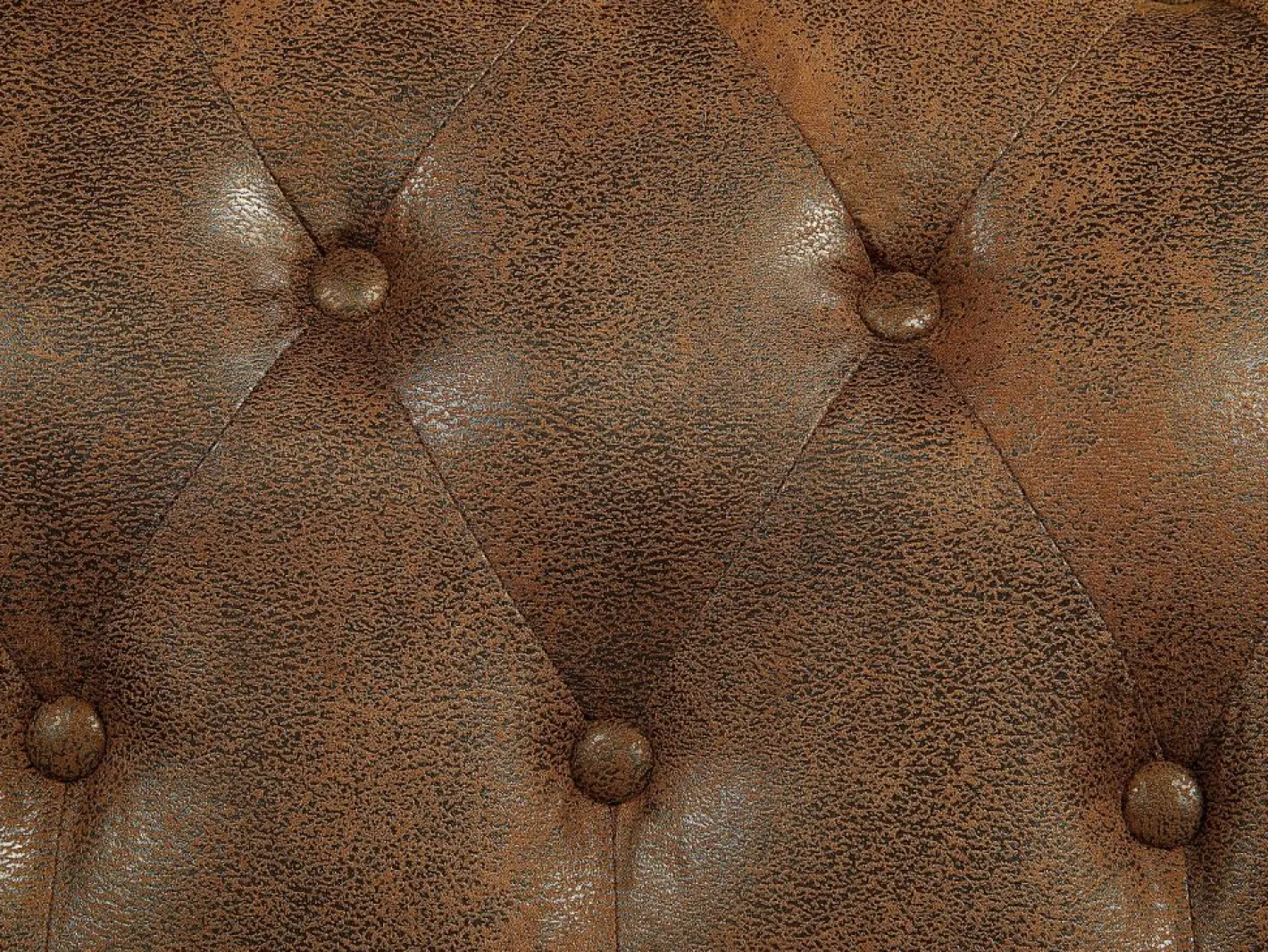 Sofá 3 plazas + Sillón CHESTERFIELD Microfibra envejecida^Vente-unique Online
