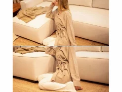 Sofá 5 Plazas - Chaise Longue con Cama Panorámica (317 x 157 x 91 cm) - JORDAN Beige Clearance