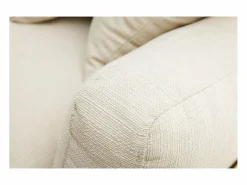 Sofá 3 plazas blanco crema patas madera KYO^Miliboo