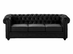Sofá 3 plazas CHESTERFIELD - Piel sintética -^Vente-unique Discount