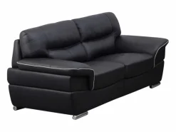 Sofá 3+2 plazas de piel de becerro color THIBAULT^Vente-unique Sale