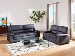 Sofá 2 plazas de piel de bufalo en color MIMAS^LINEA SOFA Outlet
