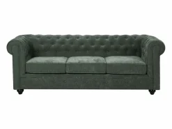 Sofá 3 plazas de tela color CHESTERFIELD^Vente-unique Clearance