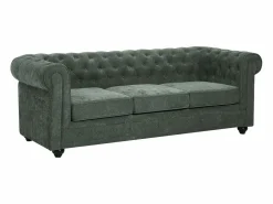 Sofá 3 plazas de tela color CHESTERFIELD^Vente-unique Clearance