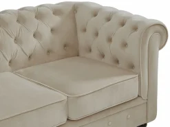 Sofá 3 plazas de terciopelo color CHESTERFIELD^Vente-unique New