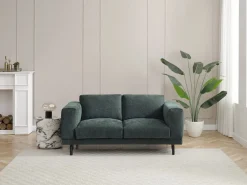 Sofá 2 plazas en chenilla color DEMBOLA^Vente-unique Outlet