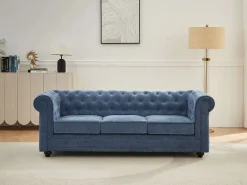 Sofá 3 plazas en tejido color CHESTERFIELD^Vente-unique Outlet
