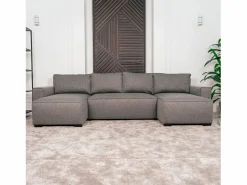 Sofá Xxl|Sofá 5 Plazas - Chaise Longue con Cama Panorámica (317 x 157 x 91 cm) - JORDAN