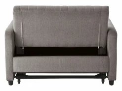 Sofá Relax|Sofá 2 plazas - Sofá lounge con función extraíble y dos cojines - Respaldo regulable - Tejido de algodón y lino