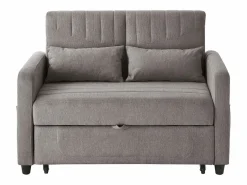 Sofá Relax|Sofá 2 plazas - Sofá lounge con función extraíble y dos cojines - Respaldo regulable - Tejido de algodón y lino
