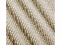 Sofá 4 Plazas Modular de Pana Acanalada - con 4 Cojines - 388x103x75cm - Beige