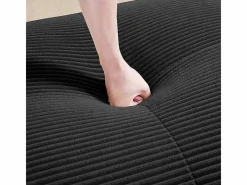 DripeX Sofá Modular|Sofás Club|Sofá 2 Plazas Modular de Pana Acanalada - con 2 Cojines - 208x103x75cm -