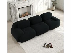 Sofás Club|Sofá 3 Plazas Modular de Pana Acanalada - con 3 Cojines - 298x103x75cm -