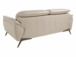 Angel Cerda Sofá De Piel|Sofá 2 plazas piel gris taupe 6131