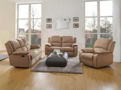 Sofá 3 plazas relax de microfibra color HERNANI^Vente-unique Sale