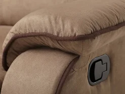 Sofá 2 plazas relax de microfibra color HERNANI^Vente-unique Hot