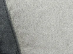 Vente-unique Sofá 3 plazas relax microfibra TALCA gris claro y antracita Gris claro / Gris antracita New