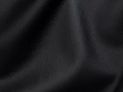 Vente-unique Sofá 3 plazas rápido en cuero - Cama de 140 cm - Colchón de 14 cm CALITO Negro