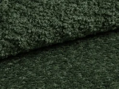 Vente-unique Sofá cama 3 plazas en tela de bouclé ISSORO II Verde Discount