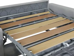 Vente-unique Sofás Y Sillones|Sofá cama 3 plazas tipo italiano piel sintética negra colchón 16 cm - CALITO
