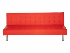 Modus Sofa Sofá cama clic clac de 2 plazas en polipiel de diseño moderno reclinable Elly - Rojo Clearance