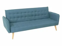 Modus Sofa Sofá cama clic clac de 3 plazas en tejido, reclinable Malibu - Marino Azul Hot