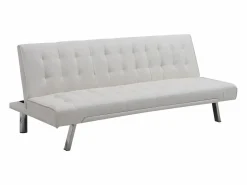 Vente-unique Sofás De Piel Sintética|Sofá cama clic-clac de piel sintética GUILLAUME