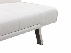 Vente-unique Sofás De Piel Sintética|Sofá cama clic-clac de piel sintética GUILLAUME