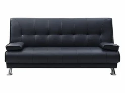 Vente-unique Todos Los Sofás|Sofá - 3 Plazas|Sofá cama clic-clac piel sintética color MAXIME