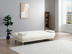 Sofá cama clic-clac piel sintética color MAXIME^Vente-unique New