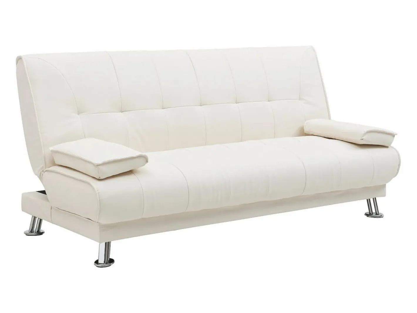Sofá cama clic-clac piel sintética color MAXIME^Vente-unique New