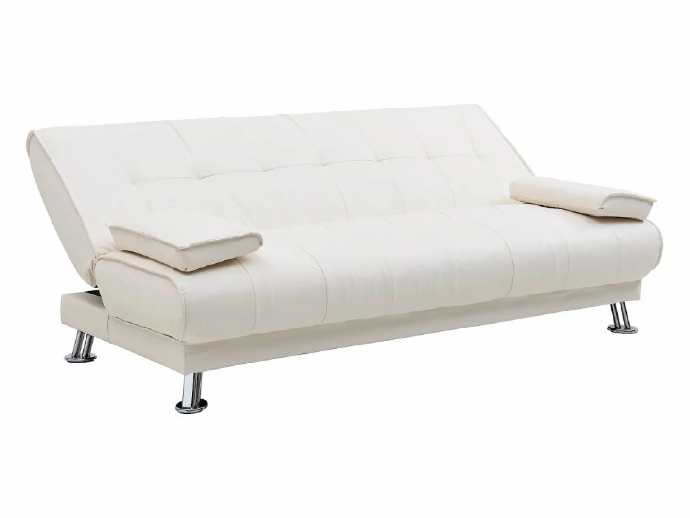 Sofá cama clic-clac piel sintética color MAXIME^Vente-unique New
