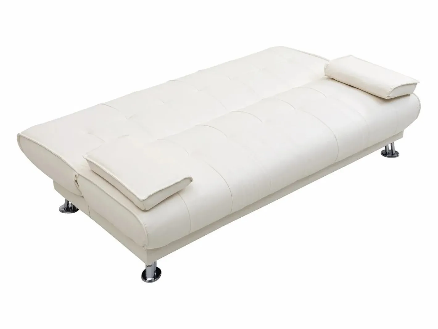 Sofá cama clic-clac piel sintética color MAXIME^Vente-unique New