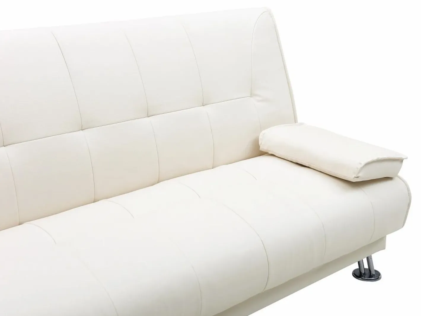 Sofá cama clic-clac piel sintética color MAXIME^Vente-unique New