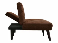 Sofá cama compacto moderno multifunción ideal para salón tapizado lino marrón^ Clearance